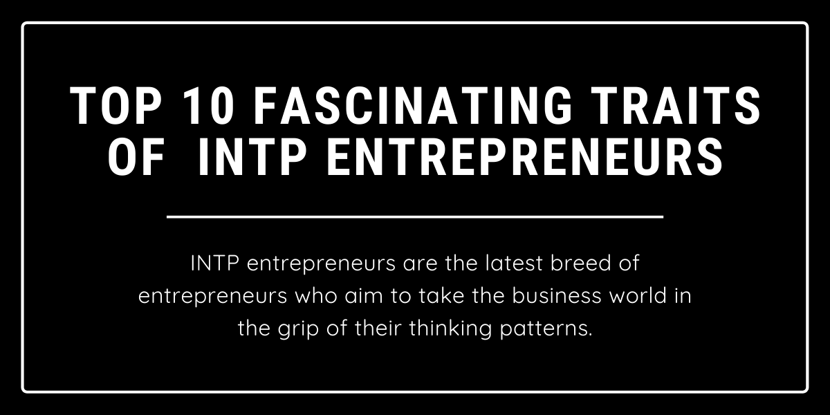 INTP Entrepreneurs