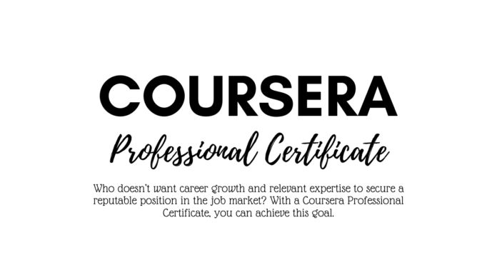 Coursera Professional Certificate